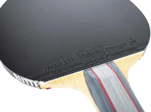 Antispin Rubber Example Racket