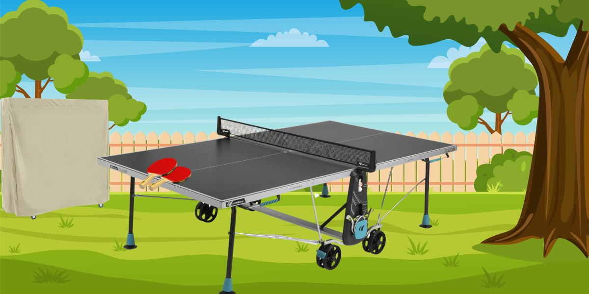Outdoor Home Table Tennis Setup