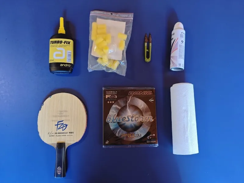 Table Tennis Racket Set Up Video Tutorial: How To Assemble A Table Tennis Racket - Racket Insight