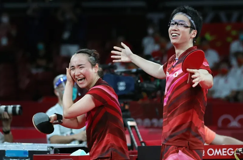 A picture of the Japanese Mixed Doubles Superstars