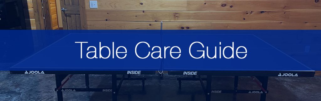 Guide to Caring For A Table Tennis Table