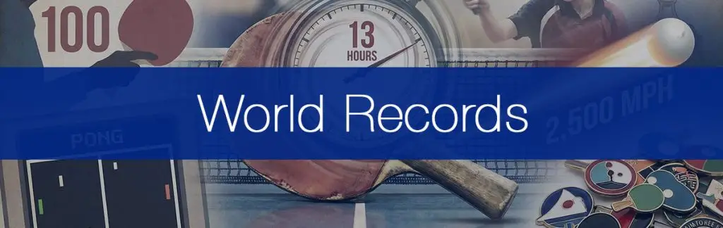 Table Tennis World Records
